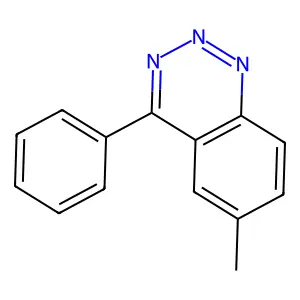 6-Methyl-4-phenyl-1,2,3-benzotriazine structure