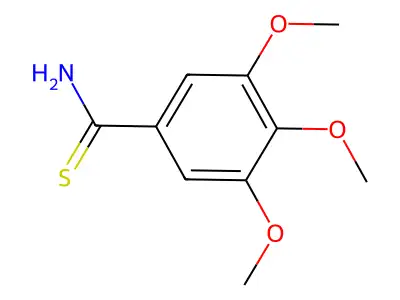 Benzamide, thio-3,4,5-trimethoxy- structure