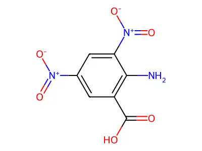 3,5-Dinitroanthranilic acid structure