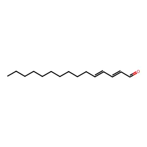 Pentadeca-2,4-dienal structure