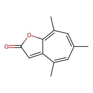 4,6,8-Trimethyl-2H-cyclohepta(b)furan-2-one structure