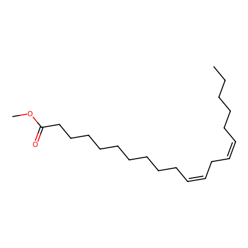 Cis-11,14-eicosadienoic acid methyl ester structure