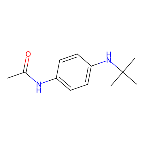 N-[4-(tert-butylamino)phenyl]acetamide structure