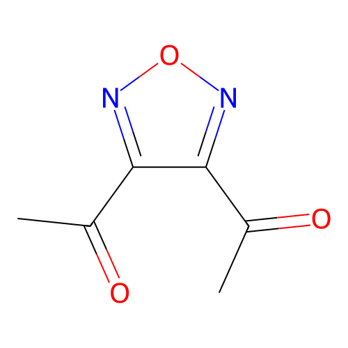 3,4-Diacetylfurazan structure