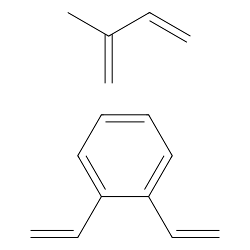 1,2-Diethenylbenzene--2-methylbuta-1,3-diene (1/1) structure