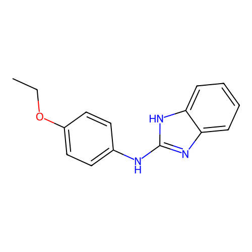 N-(4-ethoxyphenyl)-1H-benzimidazol-2-amine structure