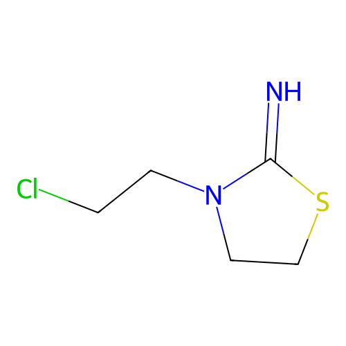 3-(2-Chloroethyl)-1,3-thiazolidin-2-imine structure