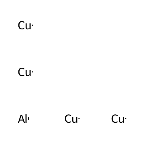 Aluminium, compound with copper (1:4) structure