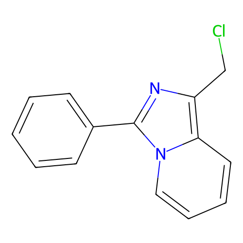 1-(Chloromethyl)-3-phenylimidazo[1,5-a]pyridine structure