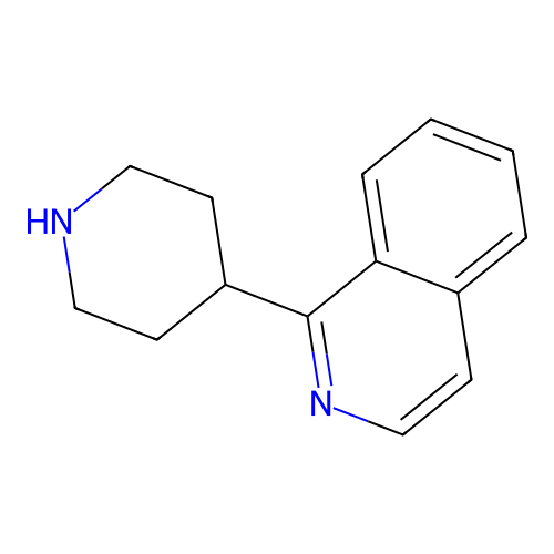 1-Piperidin-4-ylisoquinoline structure