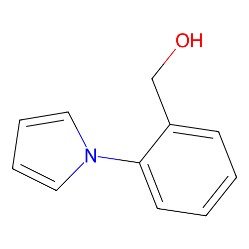(2-(1H-pyrrol-1-yl)phenyl)methanol structure