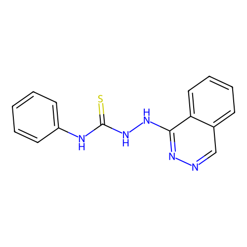 N-Phenyl-2-(phthalazin-1-yl)hydrazinecarbothioamide structure
