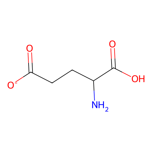 2-Amino-5-hydroxy-5-oxo-pentanoate structure