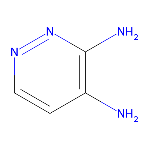 Pyridazine-3,4-diamine structure