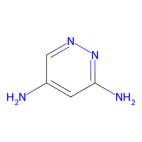 Pyridazine-3,5-diamine structure