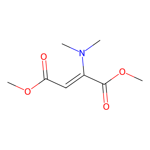 2-(Dimethylamino)-2-butenedioic acid dimethyl ester structure