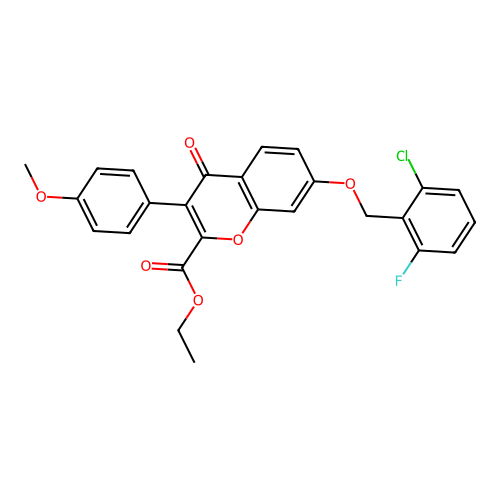 C26H20ClFO6 structure