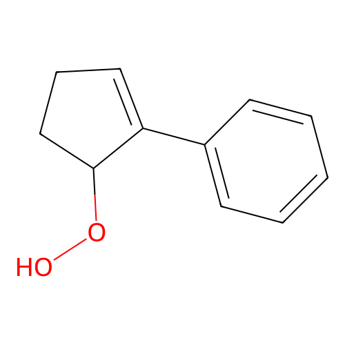 Hydroperoxide, 2-phenyl-2-cyclopenten-1-yl structure