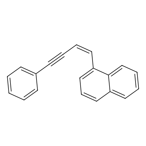 1-(4-Phenyl-1-buten-3-ynyl)naphthalene structure