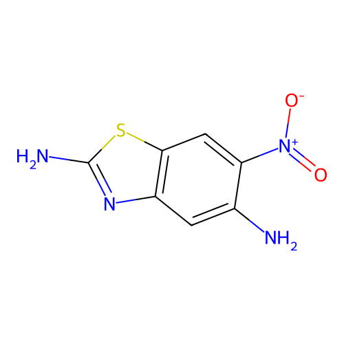 6-Nitro-1,3-benzothiazole-2,5-diamine structure
