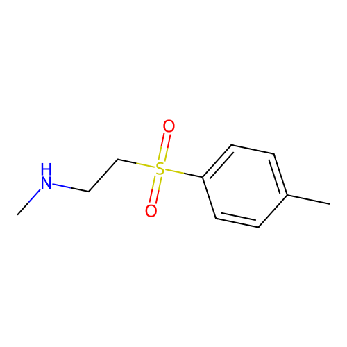 Ethanamine, N-methyl-2-[(4-methylphenyl)sulfonyl]- structure