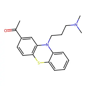 乙酰丙嗪 structure