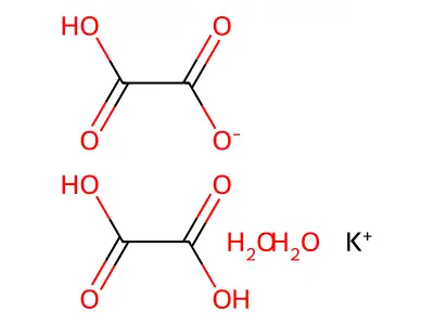 乙二酸钾盐(2:1) structure