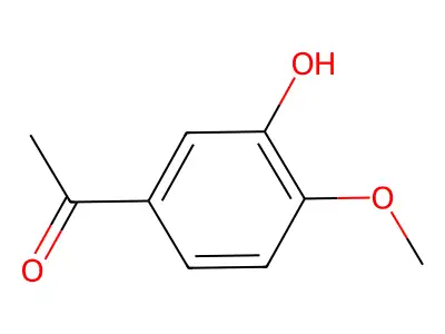 异香草乙酮 structure