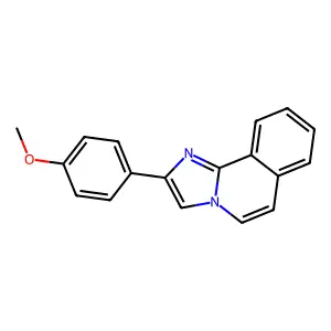 2-(4-Methoxyphenyl)imidazo[2,1-a]isoquinoline structure
