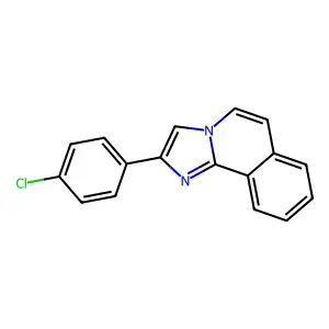 2-(4-Chlorophenyl)imidazo[2,1-a]isoquinoline structure