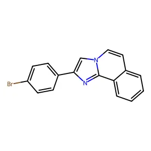 2-(4-Bromophenyl)imidazo[2,1-a]isoquinoline structure