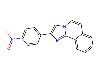 2-(4-Nitrophenyl)imidazo[2,1-a]isoquinoline structure