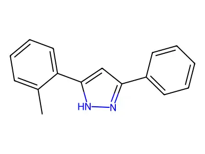 Pyrazole, 3-phenyl-5-(o-tolyl)- structure