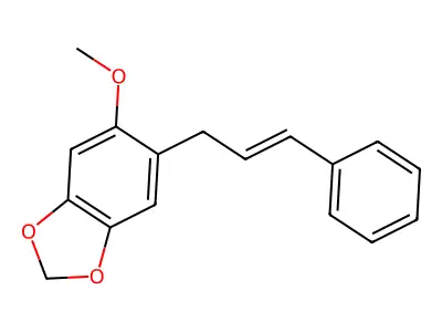 5-Methoxy-6-(3-phenylprop-2-enyl)-1,3-benzodioxole structure