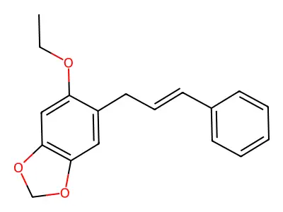 5-Ethoxy-6-(3-phenylprop-2-enyl)-1,3-benzodioxole structure