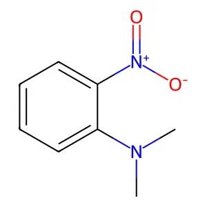 N,N-二甲基-2-硝基苯胺 structure