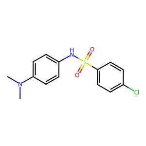 4-chloro-N-[4-(dimethylamino)phenyl]benzenesulfonamide structure