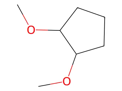 Cyclopentane, 1,2-dimethoxy-, trans- structure