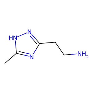 3-甲基-1H-1,2,4-三唑-5-乙胺 structure