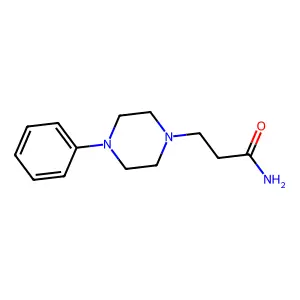 3-(4-苯基哌嗪-1-基)丙酰胺 structure