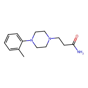3-[4-(2-Methylphenyl)piperazin-1-yl]propanamide structure
