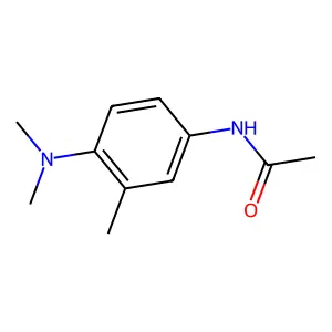 N-[4-(dimethylamino)-3-methylphenyl]acetamide structure