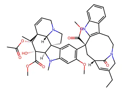 Vincaleukoblastine,4'-didehydro-4'-deoxy-19'-oxo- structure