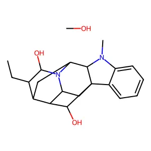 Ajmalan-17,21-diol--methanol (1/1) structure