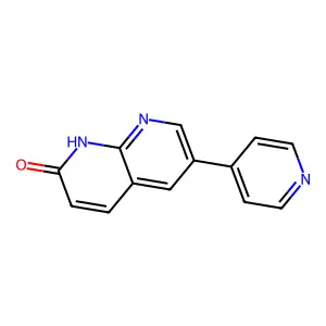 6-(4-pyridyl)-1H-1,8-naphthyridin-2-one structure