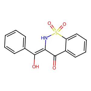 Methanone, (4-hydroxy-1,1-dioxido-2H-1,2-benzothiazin-3-yl)phenyl- structure