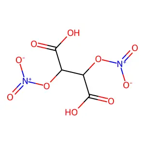 2,3-双(硝酰氧基)丁二酸 structure