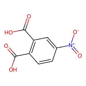 1,2-Benzenedicarboxylic acid, 4-nitro- structure