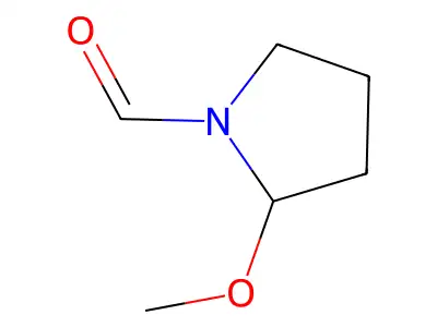 (2R)-2-methoxypyrrolidine-1-carbaldehyde structure