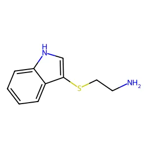 2-(1H-Indol-3-ylsulfanyl)-ethylamine structure